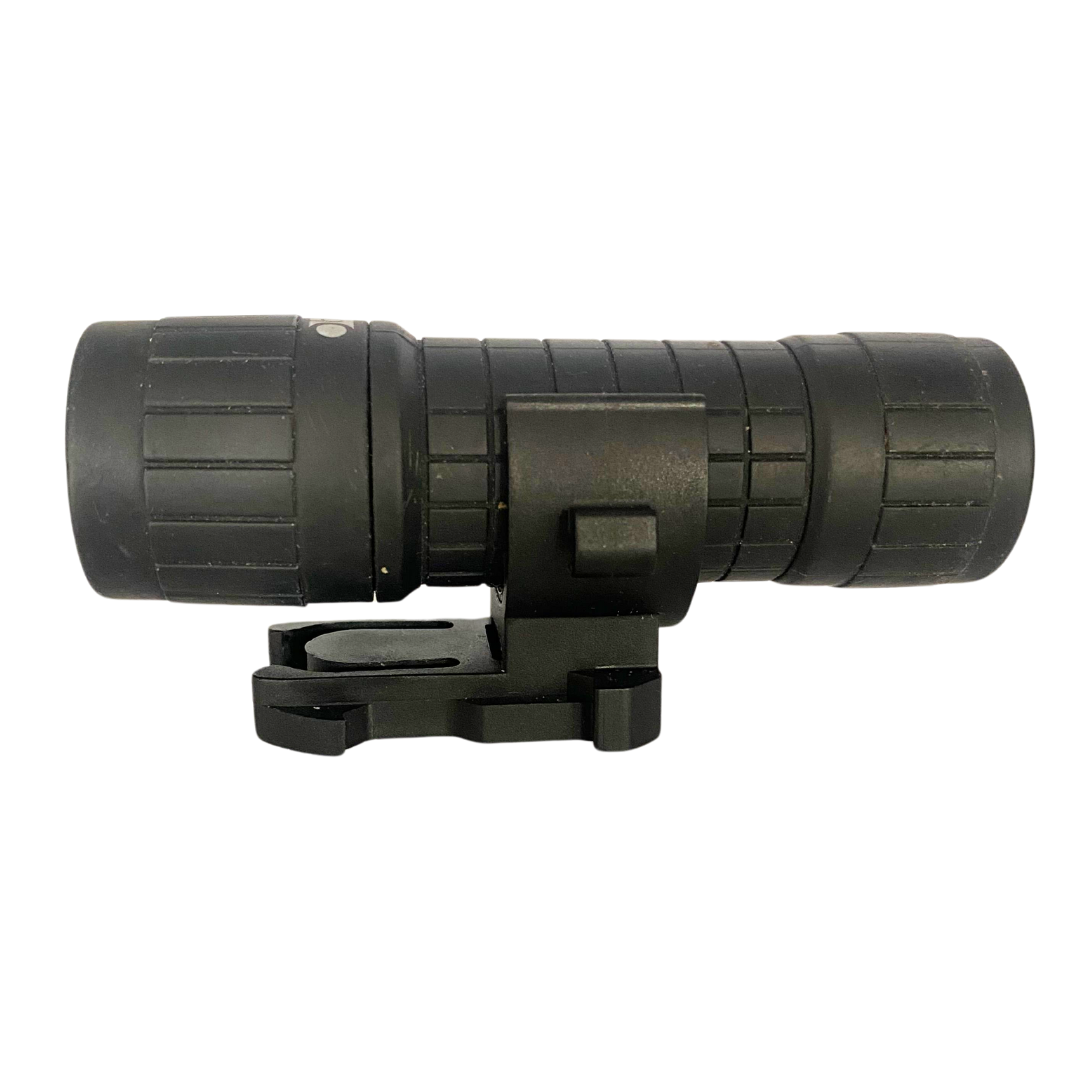 Bike helmet light mount for round lights. GoPro style