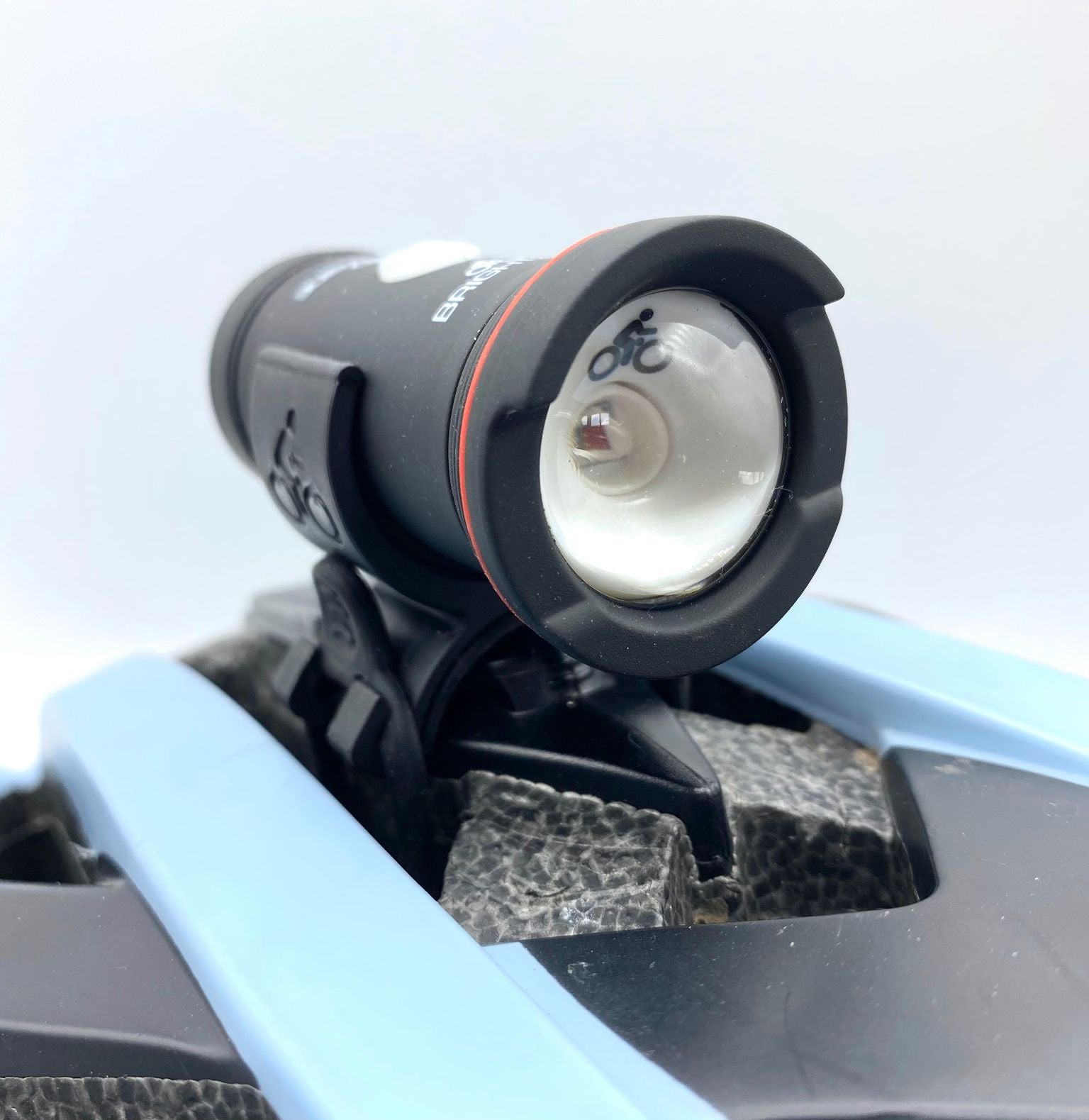 Rear only bike helmet light.