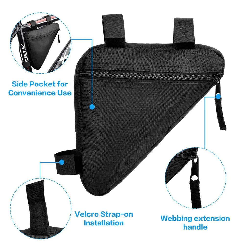 Bike Frame Bag, Triangular Waterproof Frame Bag